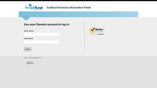 Login- Trustfund Pensions Information Portal - trustfund pensions plc