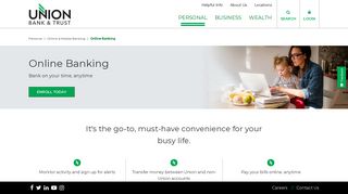 Online Banking | 24/7 Banking Services | Union Bank & Trust