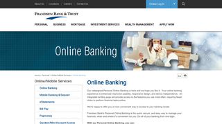 Frandsen Bank & Trust - Online Banking