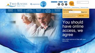 Online Banking Two Rivers Bank