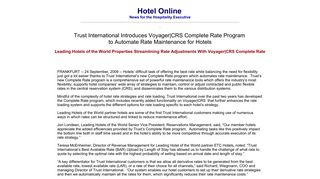Trust International Introduces Voyager|CRS Complete Rate Program ...