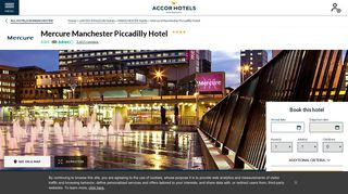Mercure Manchester Piccadilly | 4 Star Hotel - Accor Hotels