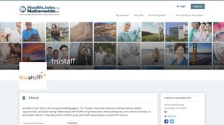 Trustaff - Company information Health Jobs Nationwide