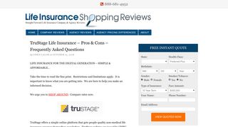 TruStage Life Insurance Review- Pros & Cons – Complaints – Good