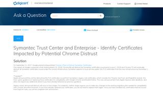 Symantec Trust Center and Enterprise - Identify Certificates ...