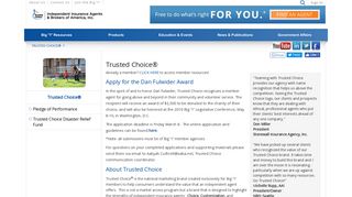 Trusted Choice® - Trusted Choice® - Sites