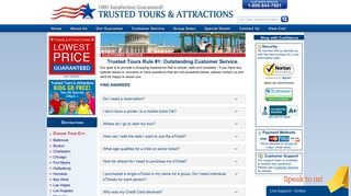 Customer Service - Trusted Tours & Attractions