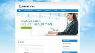 trustify-me - Login Site