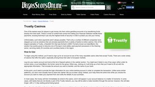 Trustly Casinos – Sign Up With Top Online Casinos That Accept Trustly