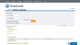 trustmark bank login - Find Answers - Service