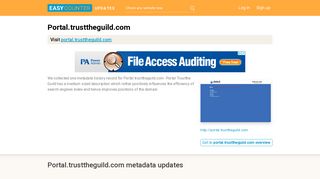 Portal Trustthe Guild (Portal.trusttheguild.com) - Login - The Guild Web ...