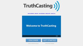 TruthCasting | Live Streaming, Premium Player, Church Apps, Free ...