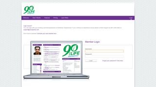 Back Office Login - my90forlife.com