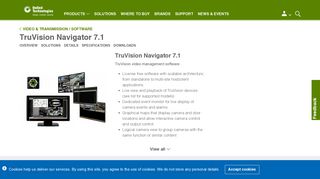 TruVision Navigator 7.1 - Fire Security Products