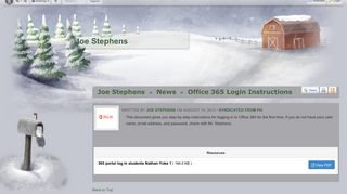 Office 365 Login Instructions • News - Wood County Schools