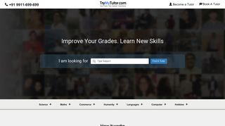 TryMyTutor | Private tutor in Delhi, Home tutoring | 9911-699-699