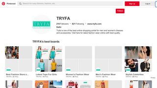 TRYFA (tryfacom) on Pinterest