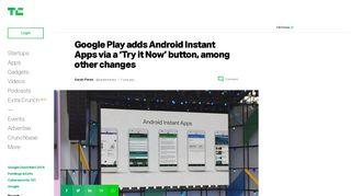 Google Play adds Android Instant Apps via a 'Try it Now' button ...