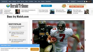 Bucs try Match.com - News - Sarasota Herald-Tribune - Sarasota, FL