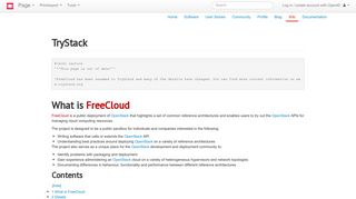 TryStack - OpenStack - OpenStack Wiki