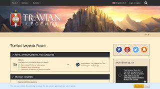 Travian: Legends Forum