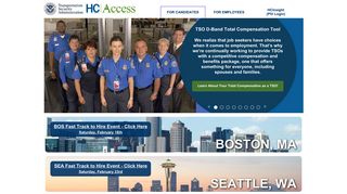 TSAJobs Home - TSA HR Access - Homeland Security