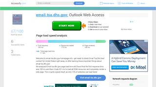 Access email.tsa.dhs.gov. Outlook Web Access - Accessify