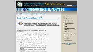 Employee Personal Page (EPP) - OHRM
