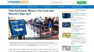 TSA PreCheck: How Much Does It Cost & Should I Sign Up? [2019]