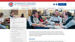 Dual Enrollment | TCAT Murfreesboro