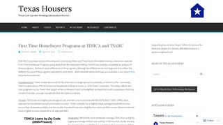 First Time Homebuyer Programs at TDHCA and TSAHC | Texas Housers