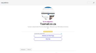 www.Tsamail.co.za - Welcome to your FREE eMail at Technikon SA