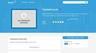 Tsamail.co.za | Reviews & Ratings on WordUp