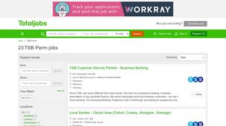 TSB Perm Jobs, Vacancies & Careers - totaljobs