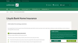 Policy Documents - Home Insurance - Lloyds Bank