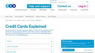 Credit Cards | TSB Bank