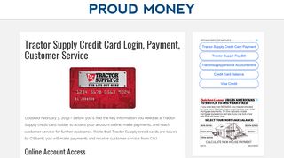Tractor Supply Credit Card Login, Payment, Customer Service - Proud ...