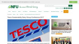 Tesco Sustainability Dairy Group Conference 2017 - NFU