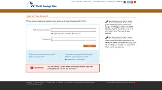 TSP: Access Your Account - Thrift Savings Plan