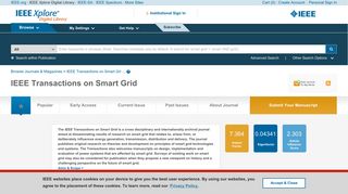 IEEE Xplore: IEEE Transactions on Smart Grid