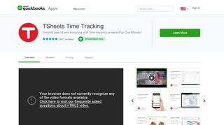 TSheets Time Tracking | QuickBooks App Store