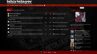Forums | TShirtSlayer TShirt and BattleJacket Gallery