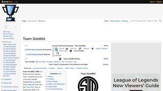 Team SoloMid - Leaguepedia | League of Legends Esports Wiki