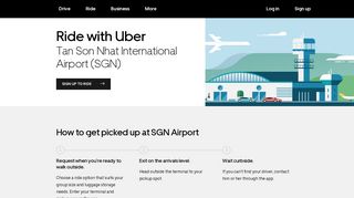 Request Uber at Tan Son Nhat International Airport (SGN) | Uber
