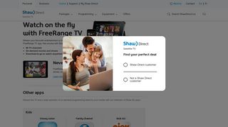 Shaw Direct - Streaming Apps, Watch Online, TV Online | Shaw Go ...
