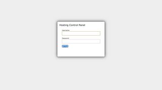 Webhosting Control Panel