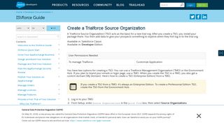 Create a Trialforce Source Organization | ISVforce Guide | Salesforce ...