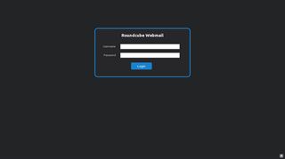 Roundcube Webmail :: Welcome to Roundcube Webmail