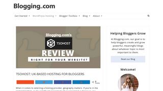 TSOHOST: Reliable, UK-Based Hosting for Bloggers - Your Blog