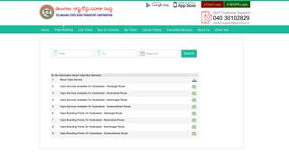 Vajra Booking - TSRTC Official Website for Online Bus Ticket Booking ...